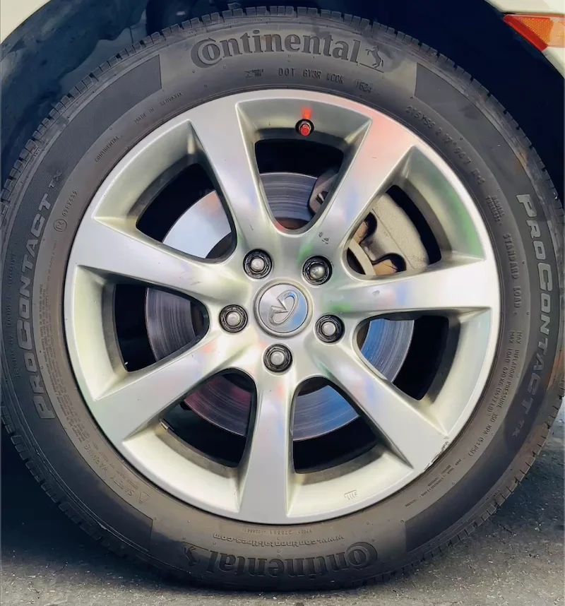 Before - Cleaning the rims of this vehicle, Chatsworth, CA